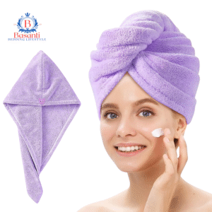 “Quick Dry Microfiber Hair Towel Wrap Turban for Women & Girls – Anti-Frizz Hair Care Towel”