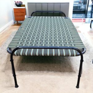 Folding Bed 3x6 ft with Nylon Niwar and Iron Frame – Portable Space-Saving Guest Bed for Home and Outdoor Use