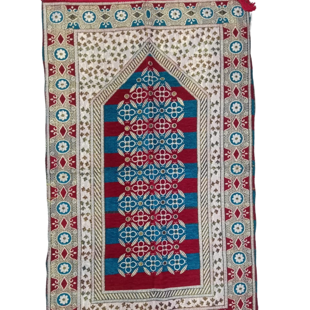 Premium Cotton Muslim Prayer Mat (Sutir Namaz Pati) – Soft, Washable & Handcrafted