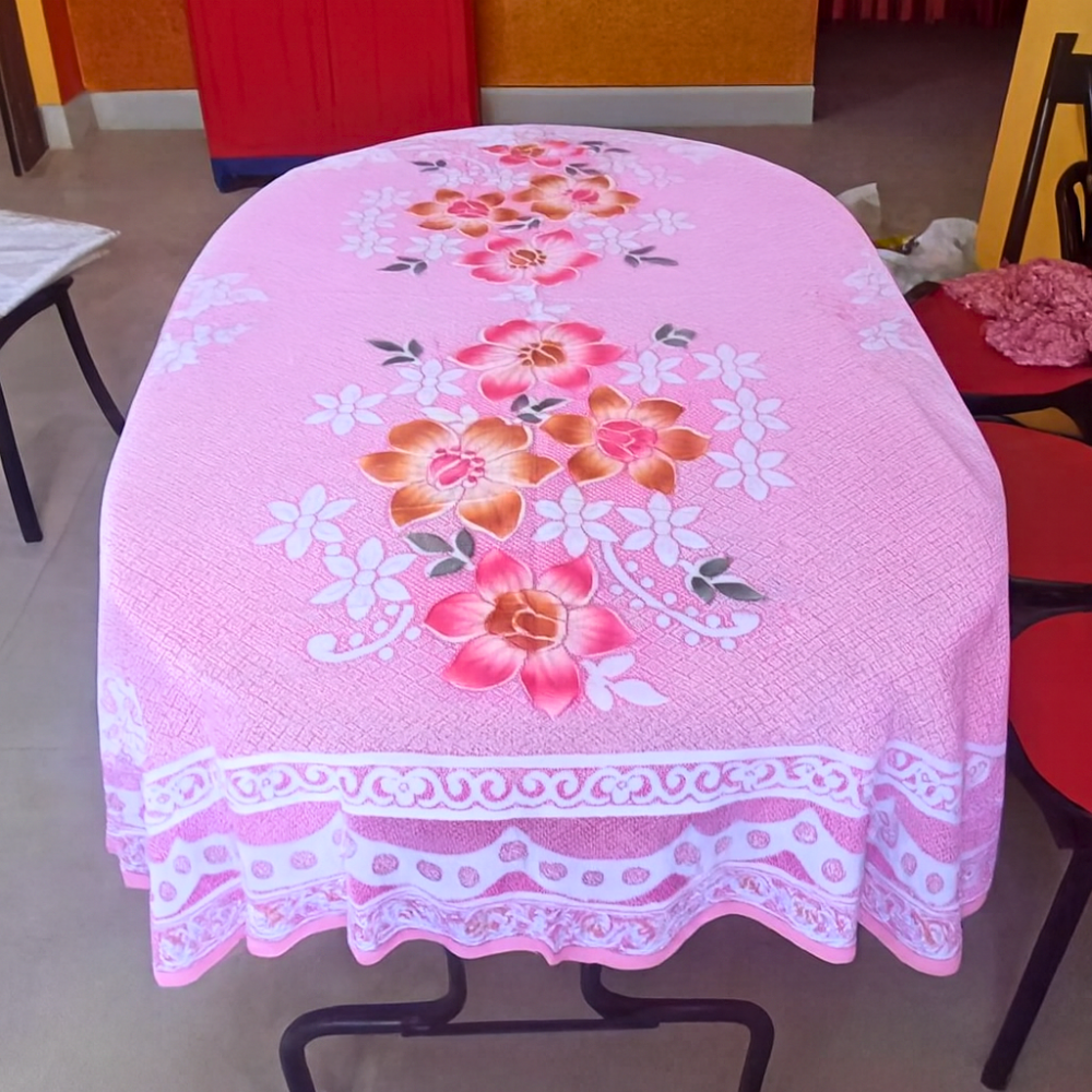 Premium Oval Net Table Cover for 6 Seater Dining Table (54x78 Inches) – TALAB