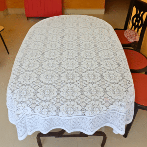 Premium Oval Net Table Cover for 6 Seater Dining Table (54x78 Inches) – TALAB