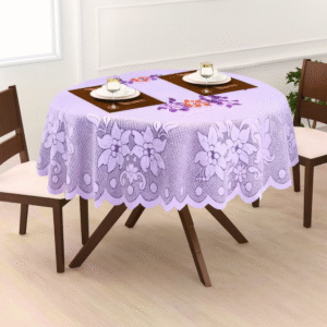 Flavio 4 Seater Round Table Cloth for Dining Table