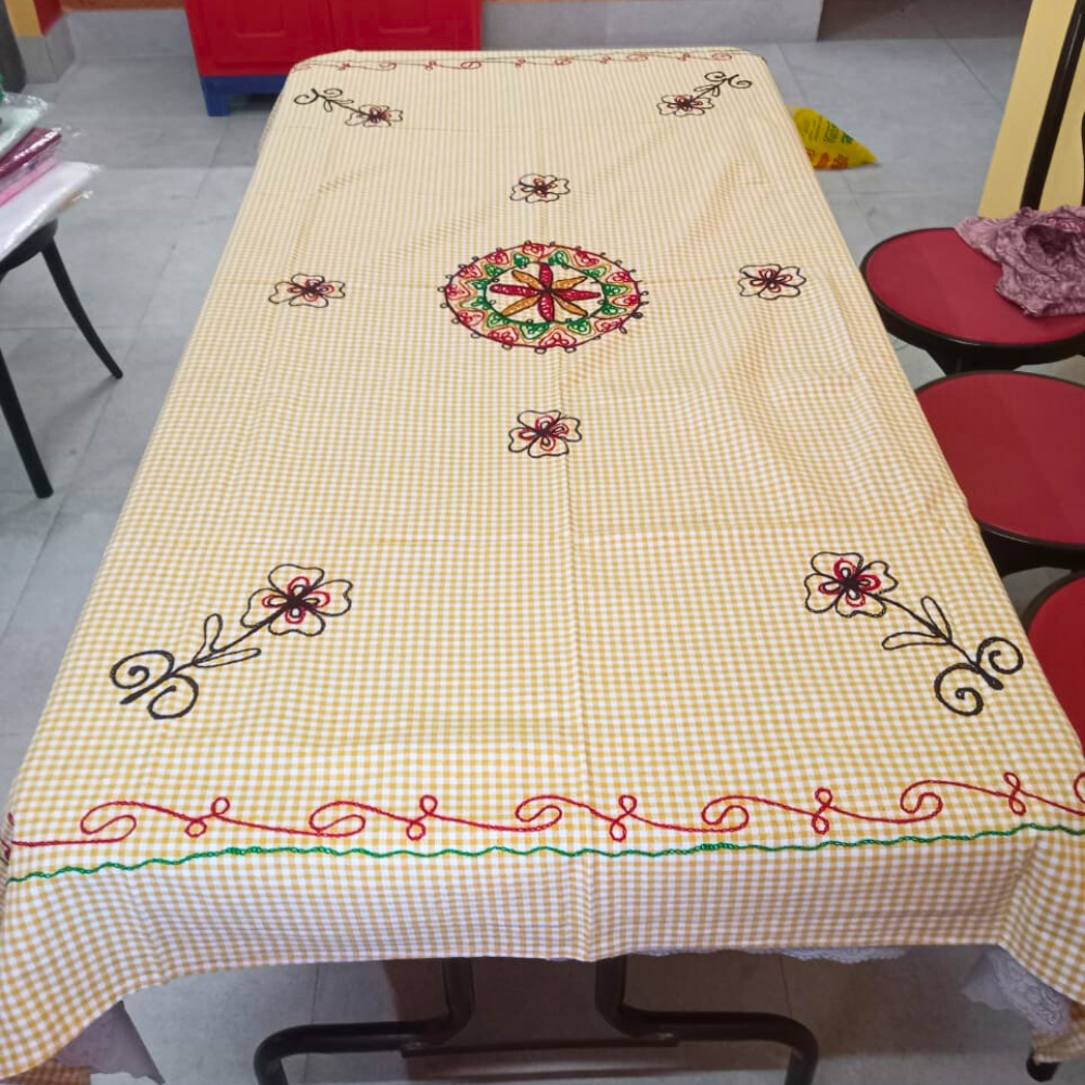 Basanti Bedding Chak Design Table Cloth