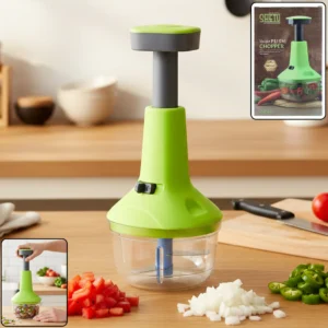 Push Down Vegetable & Fruit Chopper 750ml
