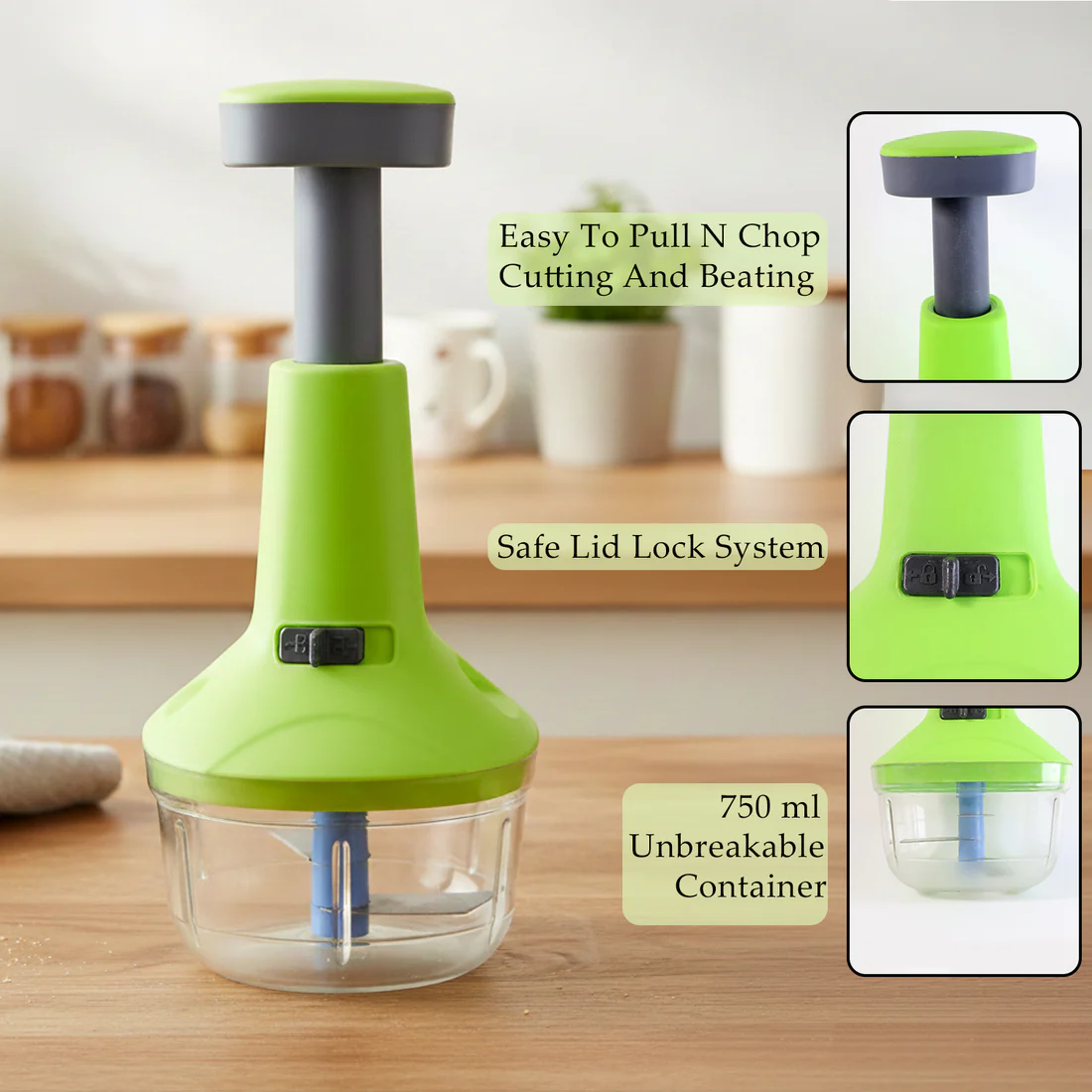 Manual Vegetable Chopper for Kitchen