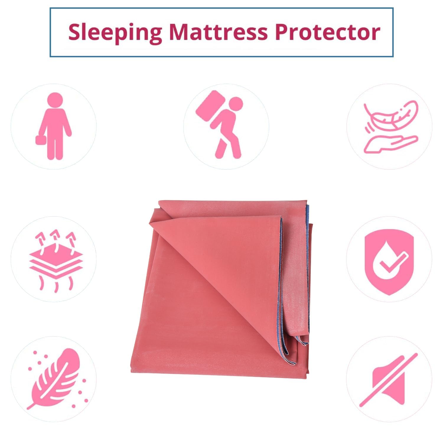rubberized fabric mattress protector sheet